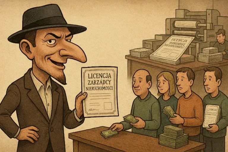 Zarządca z marketingowo‑branżową „licencją”